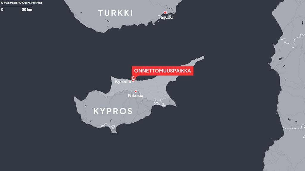 Kypros kartta