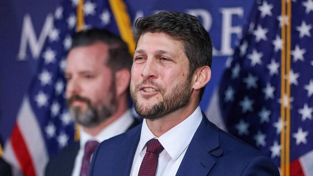 Floridan oikeusministeri James Uthmeier kertoi asiasta tiedotustilaisuudessa elokuun lopulla. Arkistokuva.