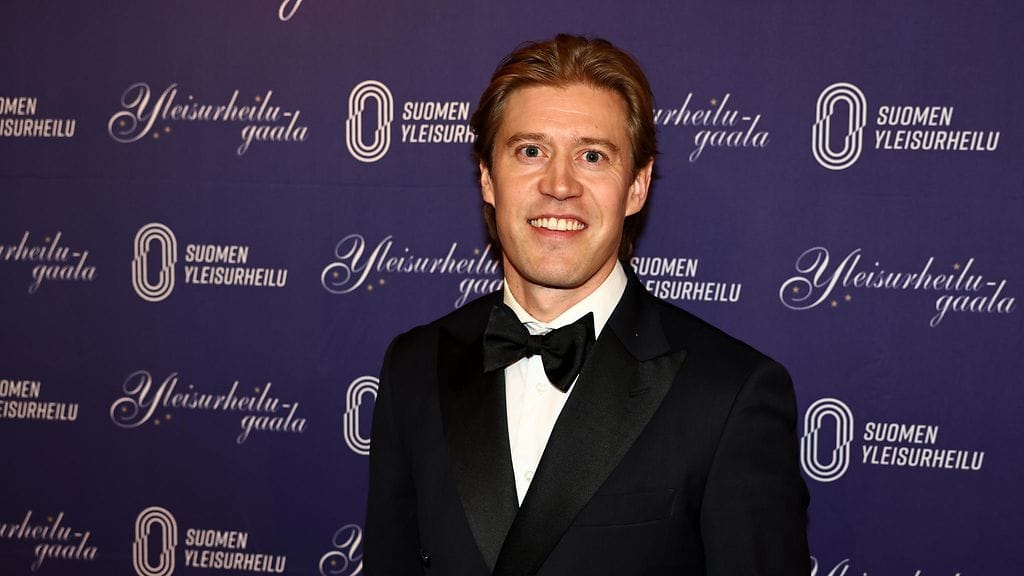 Janne Ukonmaanaho Yleisurheilugaalassa marraskuussa 2025.