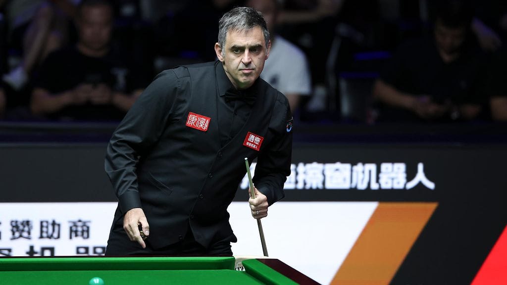 Ronnie O'Sullivan China Open -turnauksessa viime elokuussa.
