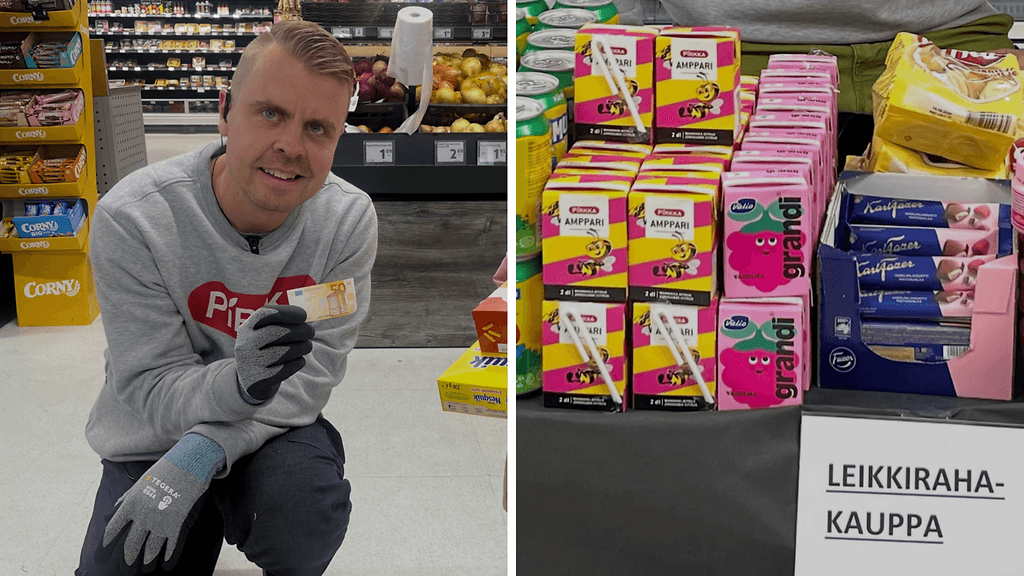 Kauppias Toni Ahonen perusti leikkirahakaupan pikkutytön inspiroimana.