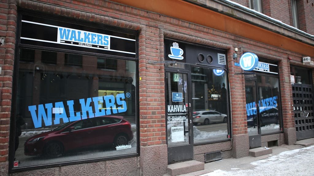 Aseman Lapsien Helsingissä pyörittämä Walkers-kahvila. Kuvituskuva.