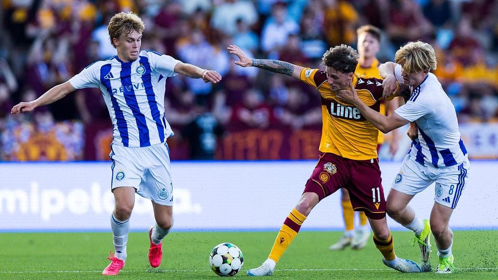 HJK ja skotlantilainen Motherwell iskivät yhteen Konferenssiliigan kolmannella karsintakierroksella.
