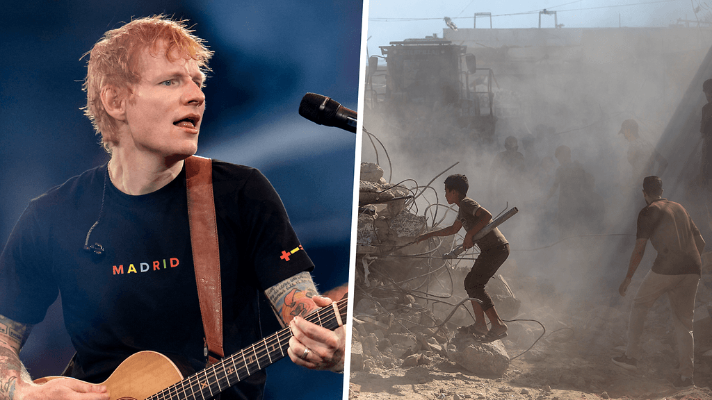 Ed Sheeran otti kantaa ottamatta kantaa.