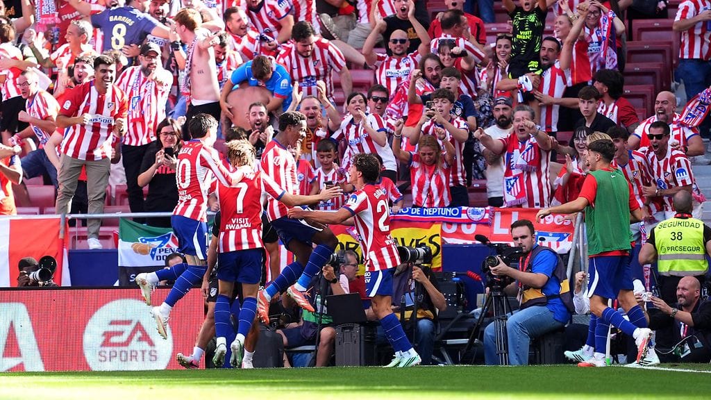 Atletico Madrid vei Madridin herruuden.
