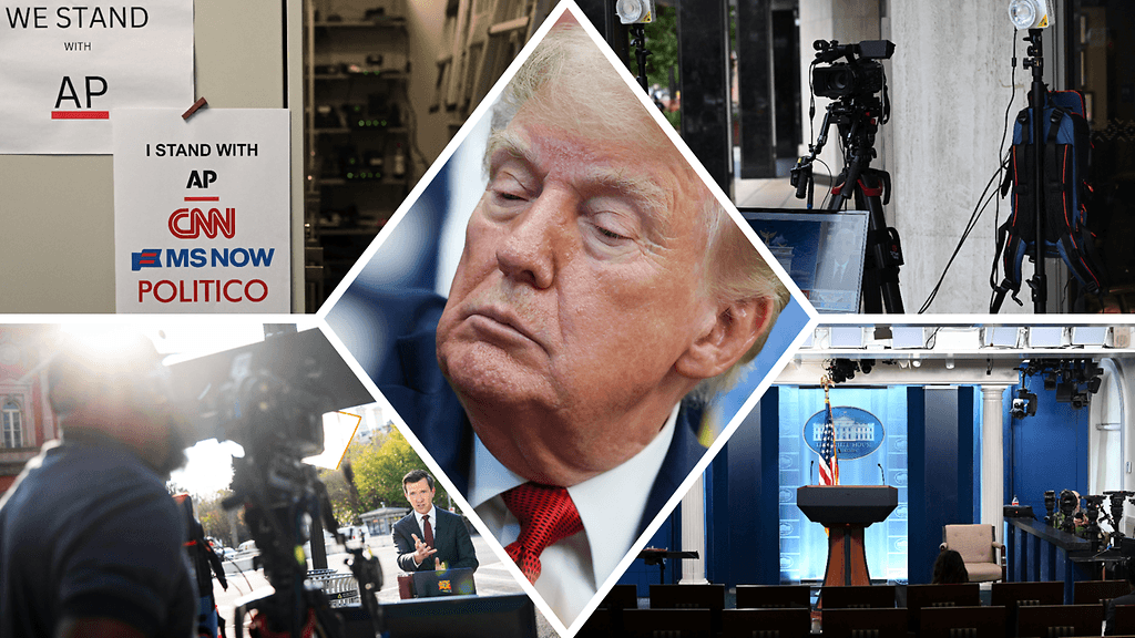 Trump ja mediatalot ovat tukkanuottasilla.