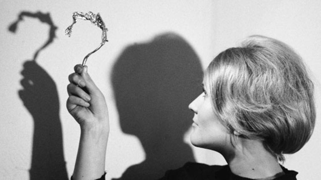 Tinaa voi tulkita varjoa vasten.