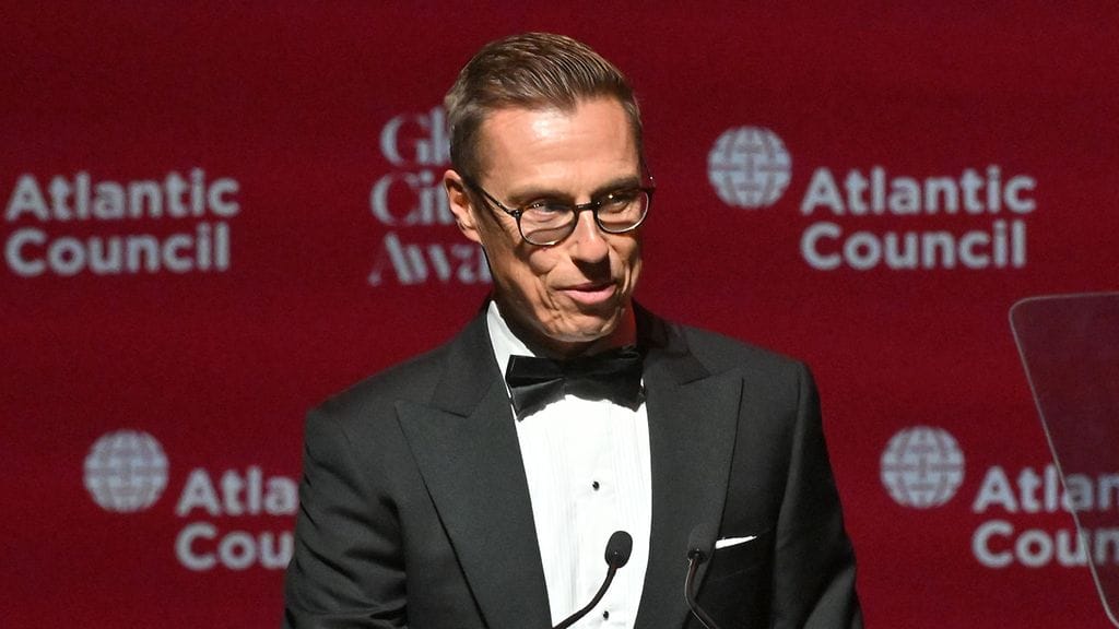 Alexander Stubb vastaanotti palkinnon New Yorkissa.