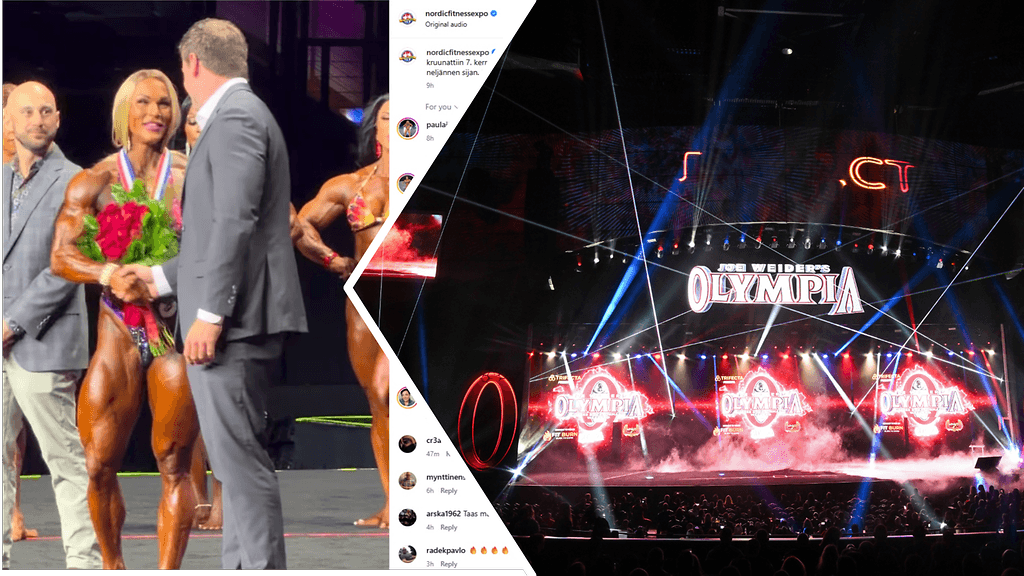 Paula Ranta nousi kolmatta kertaa Olympia-lavalle mutta ensimmäistä kertaa kehonrakennuksessa.