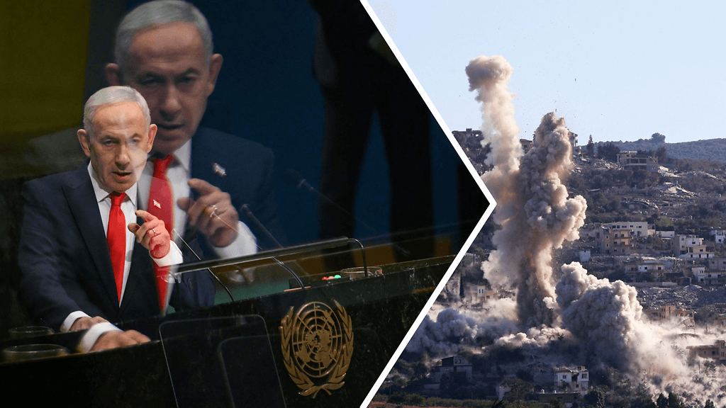 Benjamin Netanjahun Israel on kylvänyt tuhoa Gazaan.