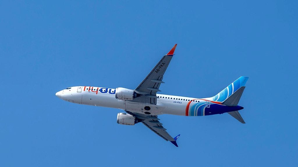 Hätäsignaali lähetettiin Flydubain lentokoneesta.