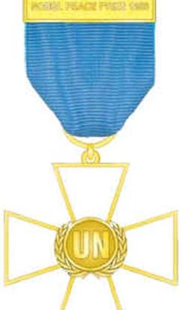 Nobel 1988 -muistoristi.
