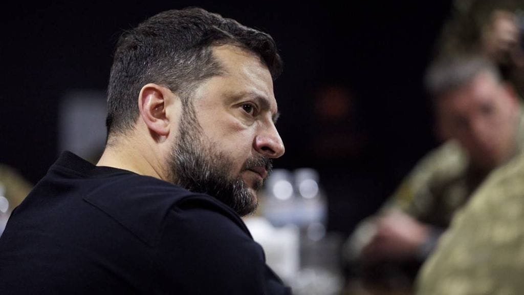 Kuvituskuva Volodymyr Zelenskyin vierailusta sotilaalliseen komentokeskukseen Donetskin alueella 30. syyskuuta 2026.