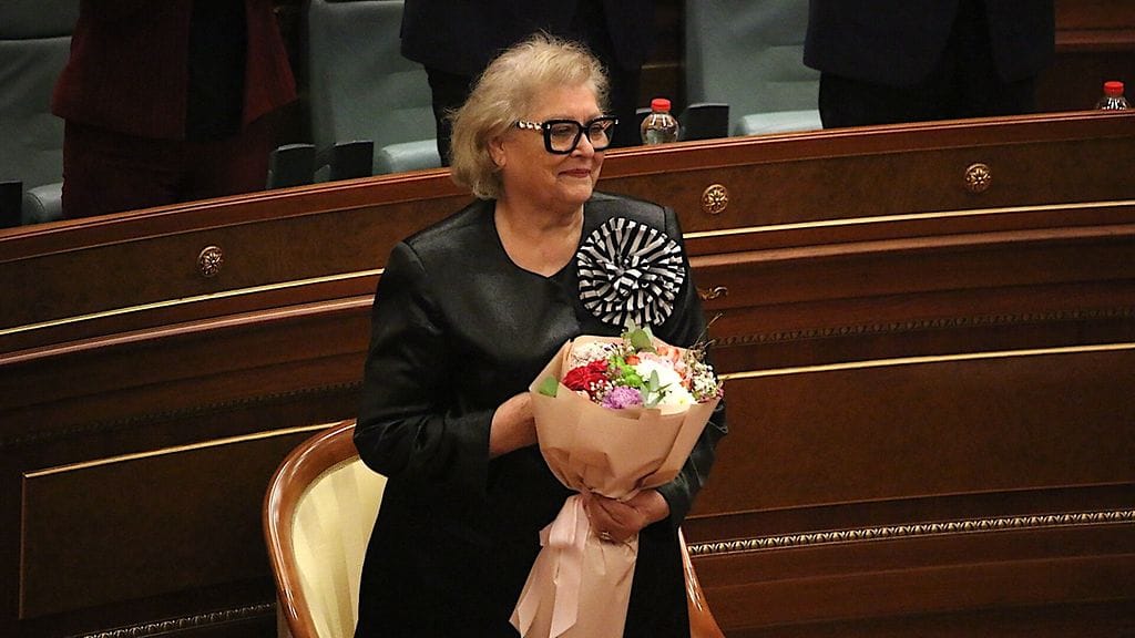 Justina Shiroka Pulan valitsemiseksi Kosovon presidentiksi tarvittiin kahden kolmasosan enemmistö äänistä.