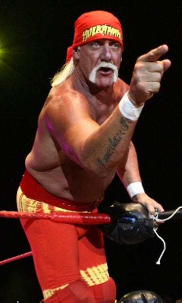 Hulk Hogan elementissään, kuva: Paul Kane/Getty Images