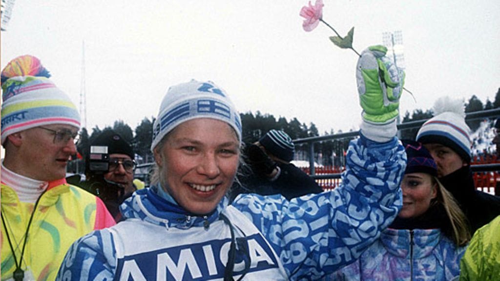 Marjo Matikainen 1989, kuva: Juha Kärkkäinen / Lehtikuva