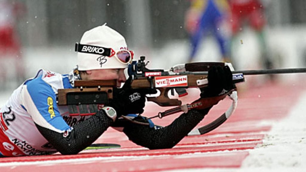 Kaisa Varis pääsee halutessaan tähtäilemään radalle. Kuva: Roope Salonen/LEHTIKUVA.