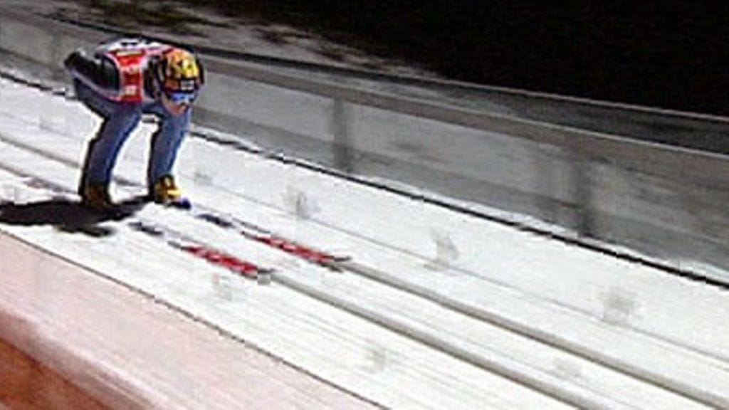 Janne Ahonen Bischofshofenissa, kuva: MTV3'