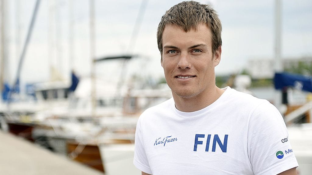 Purjehtija Lauri Lehtinen.