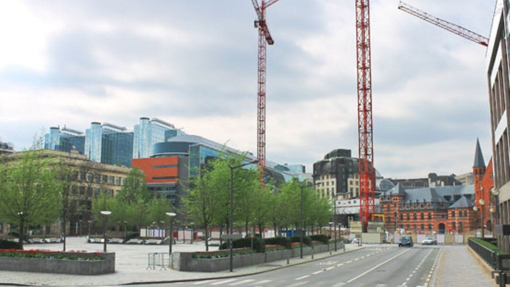 Brysselissä rakennetaan jatkuvasti uutta.