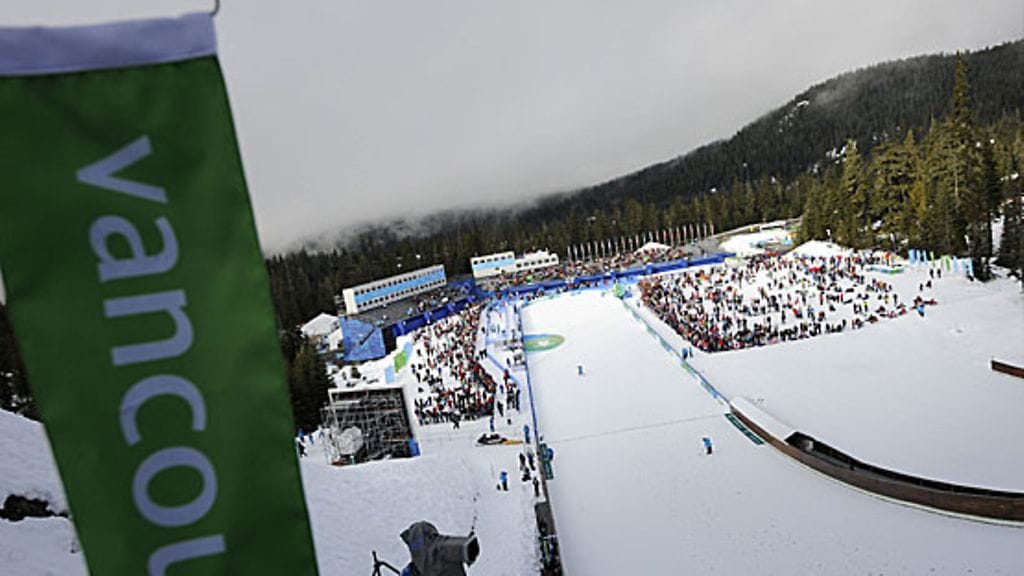 Vancouverin kisojen mäkimonttu Whistlerissä. Kuva: Antti Aimo-Koivisto/LEHTIKUVA.