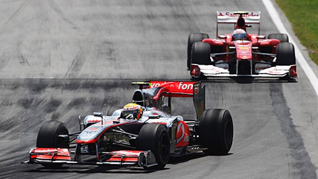 Lewis Hamilton ja Fernando Alonso, kuva: Bryn Lennon/Getty Images