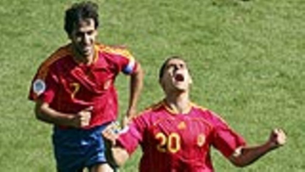 Espanjan Juanito juhlii maalia, kuva: Mike Hewitt/Getty Images