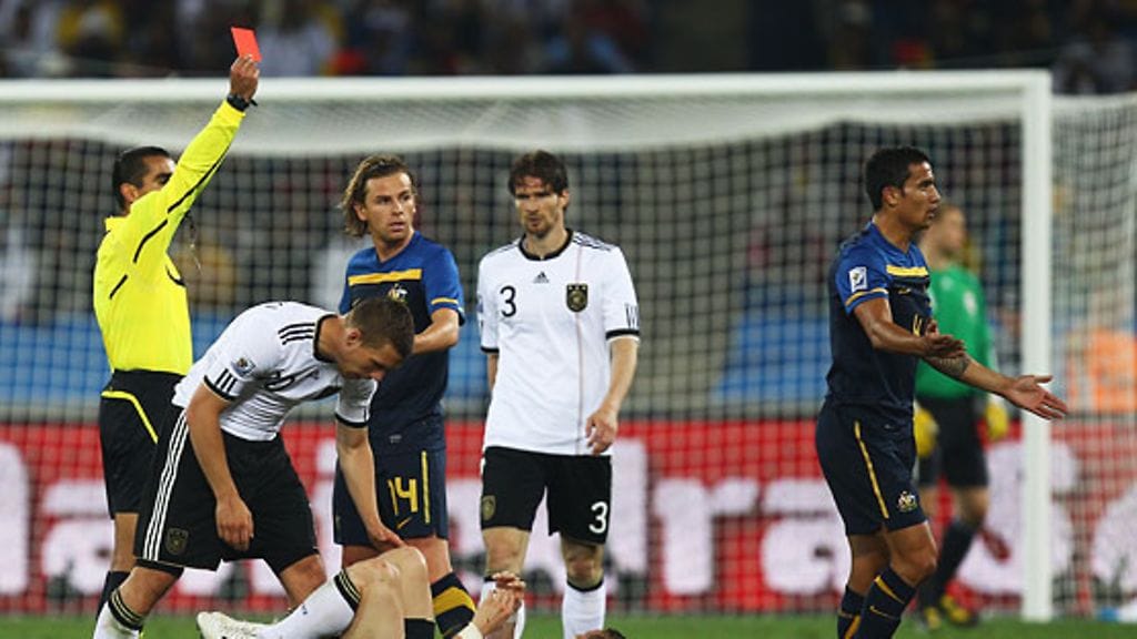 Tim Cahill saa lähtökäskyn, kuva: Quinn Rooney - FIFA/FIFA via Getty Images