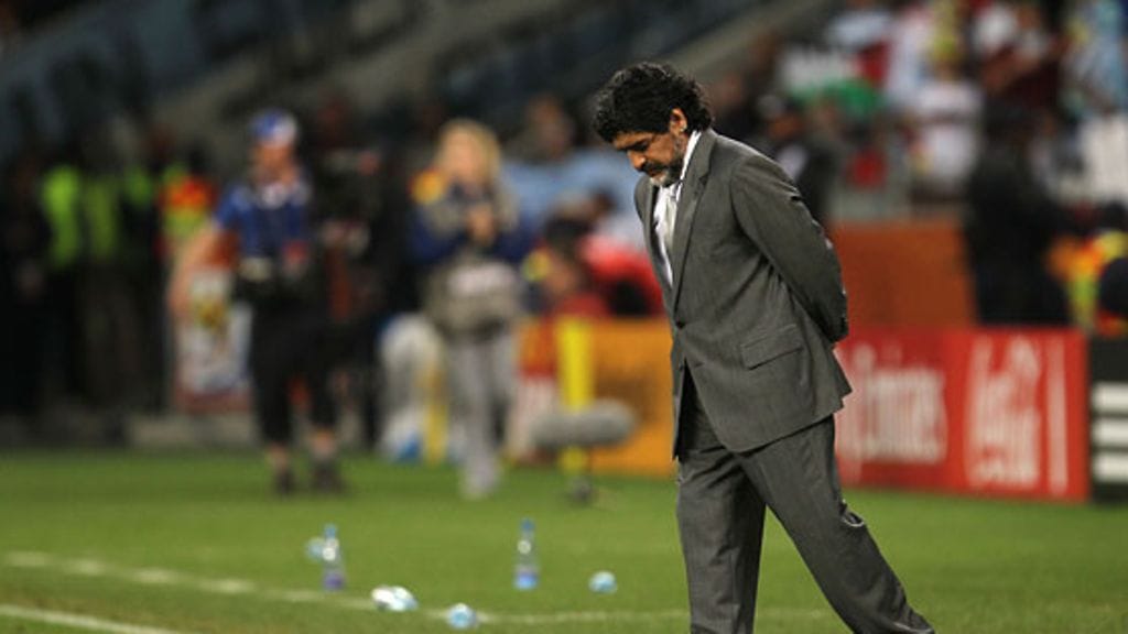 Diego Maradona, kuva: Chris McGrath/Getty Images