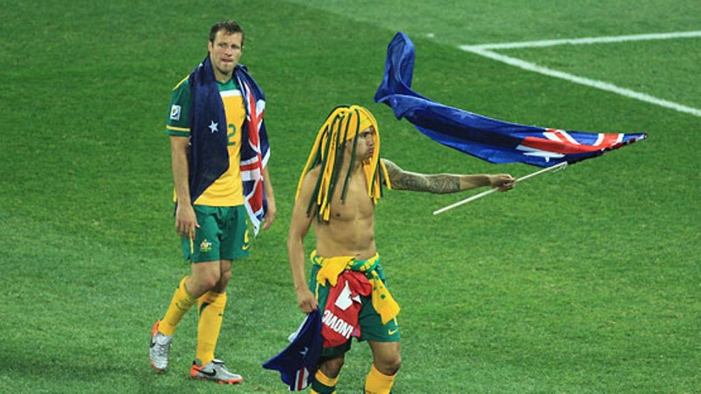 Tim Cahill ja Lucas Neill, kuva: David Cannon/Getty Images