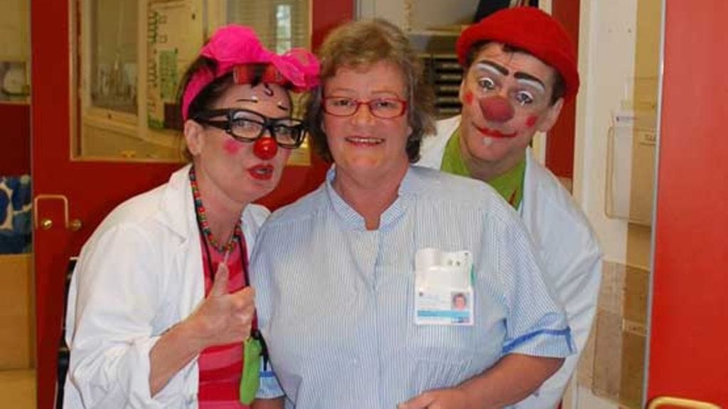 Sairaalaklovnit sulautuvat osaksi sairaaloiden arkea.