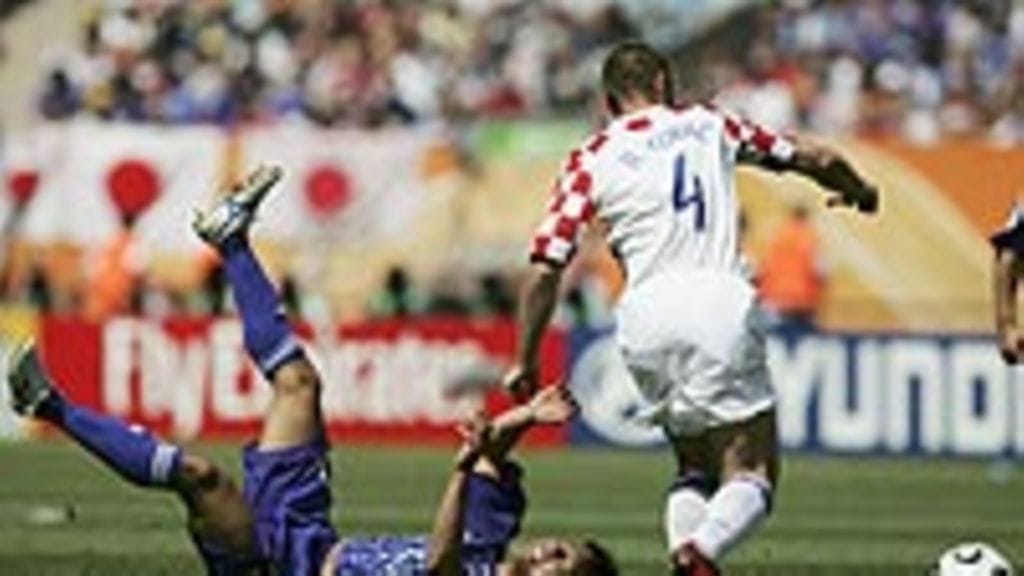 Robert Kovac, Kroatia (oik.), Japani-pelissä, Photo: Ben Radford/Getty Images Sport