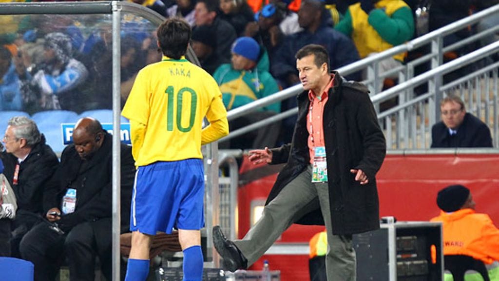 Kaká ja Carlos Dunga, kuva: Martin Rose/Getty Images