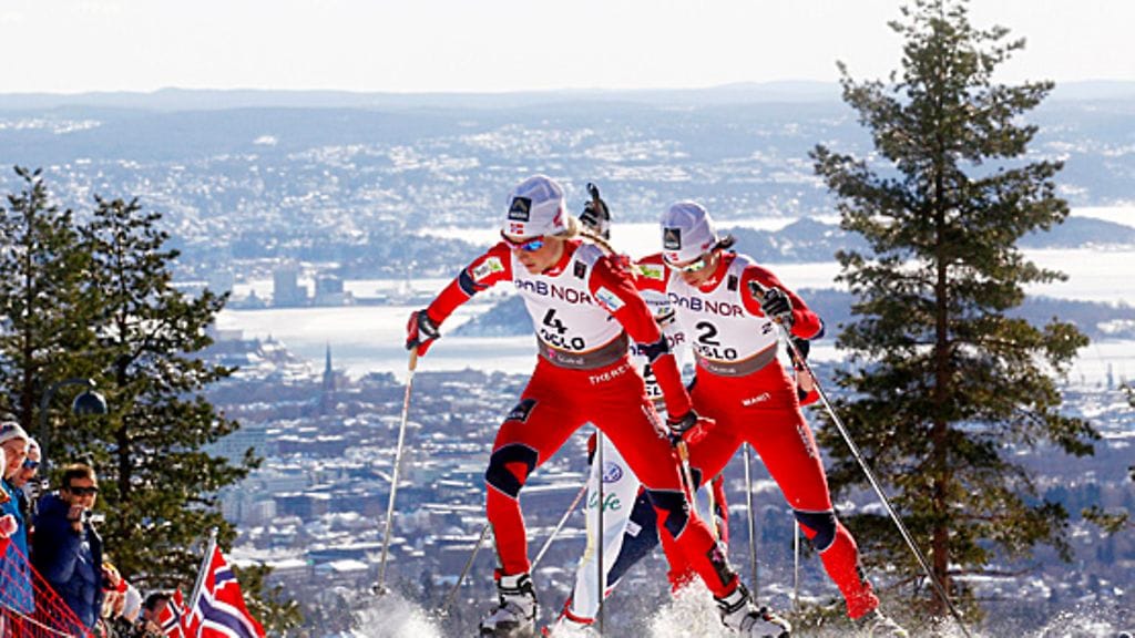 Therese Johaug ja Marit Björgen