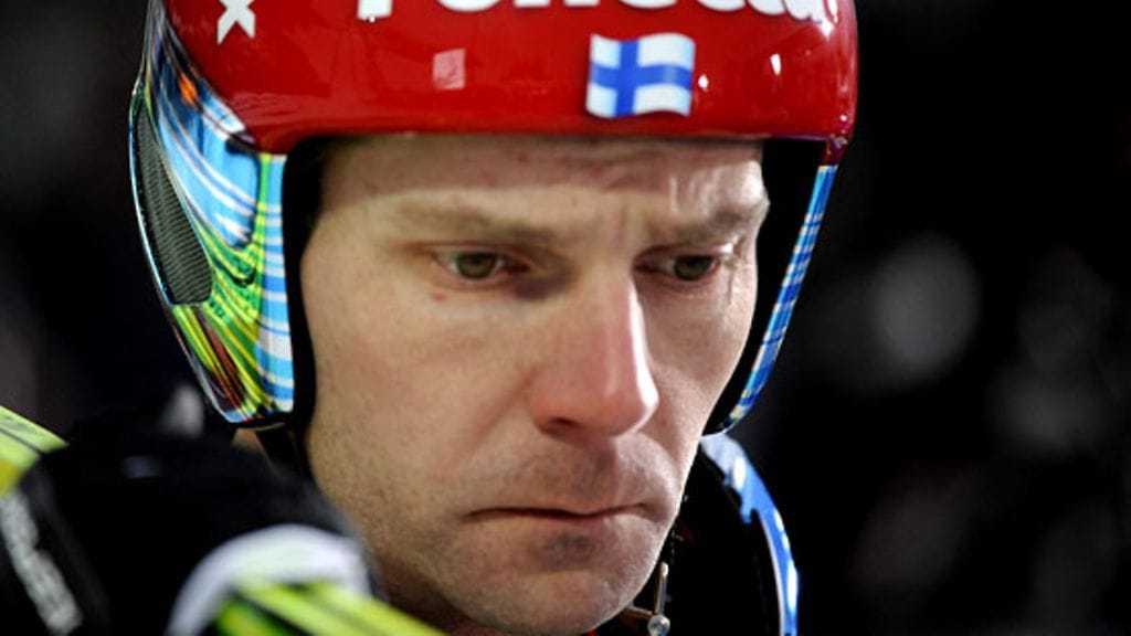 Janne Ahonen suurmäen kisassa.