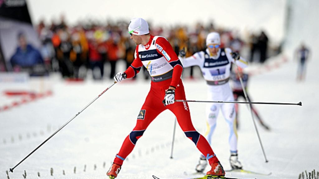 Petter Northug hidastaa vauhtiaan maalisuoralla