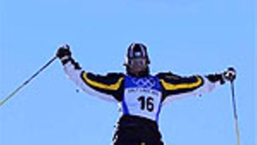 Minna Karhu Salt Lake Cityn olympialaisissa 2002 (Clive Brunskill/Getty Images)