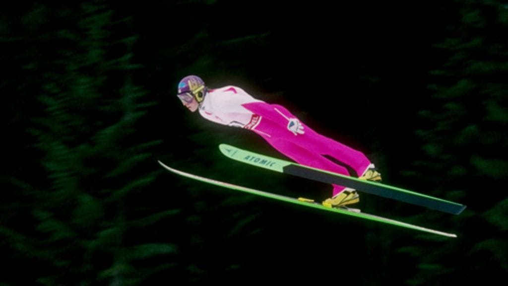 1992 Albertville Toni Nieminen suurmäen olympiavoittaja. (Photo: Rick Stewart / Getty Images)