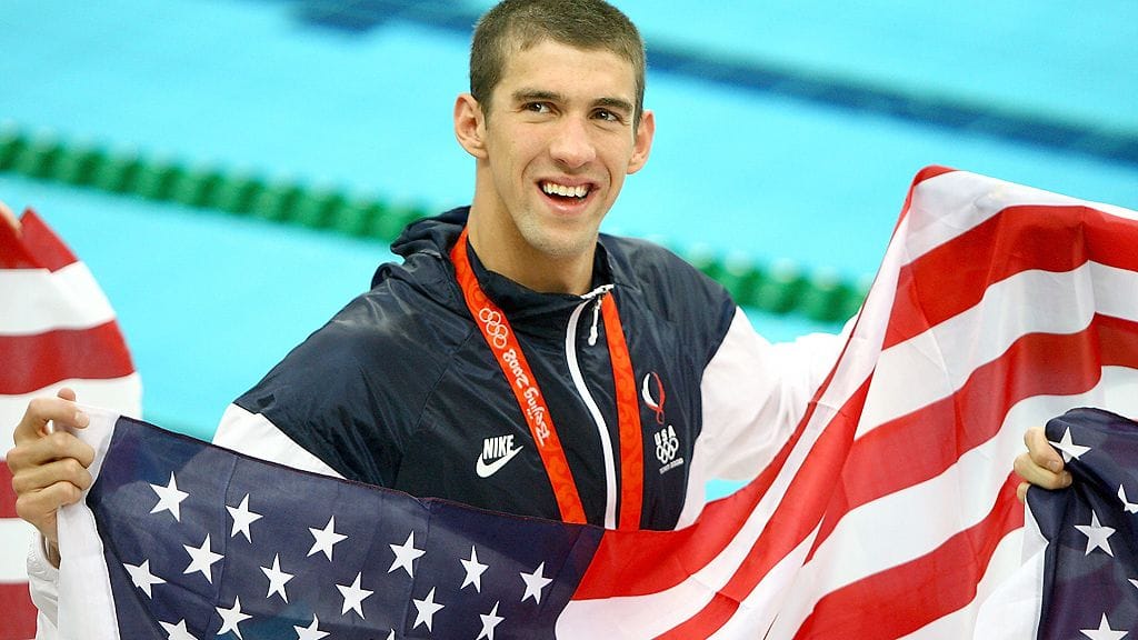 Michael Phelps voitti Pekingin olympialaisissa 8 kultamitalia.