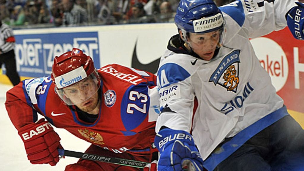 Sami Vatanen ja Aleksei Tereshtshenko, kuva: Vesa Moilanen/Lehtikuva