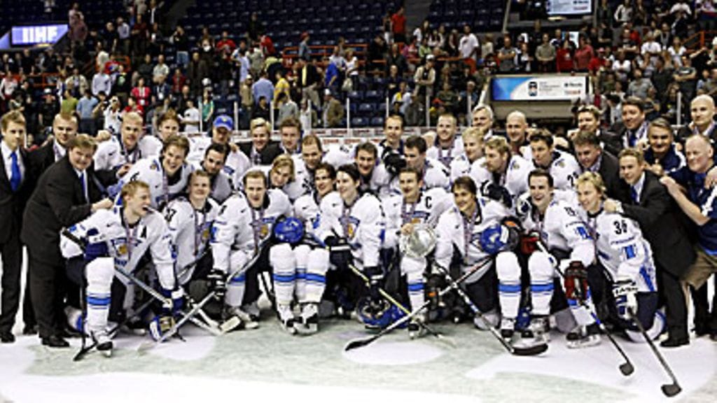 Leijonien MM-pronssimiehistö, kuva: EPA/CLEMENT ALLARD