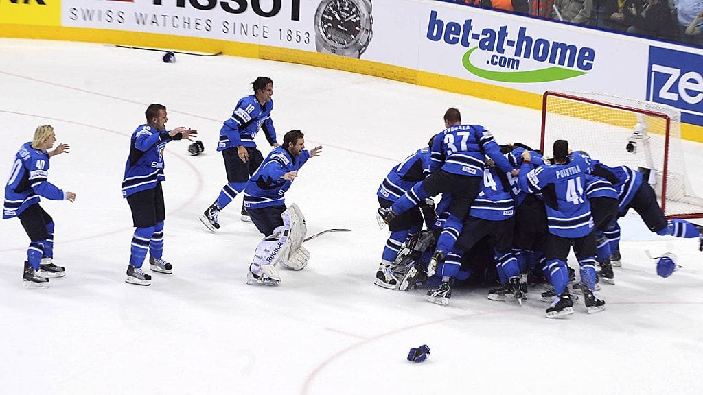 Leijonat-pelaajat juhlivat