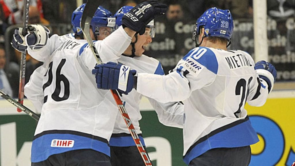 Jussi Jokinen, Jarkko Immonen, Antti Miettinen ja Petteri Nummerlin, Lehtikuva/Vesa Moilanen