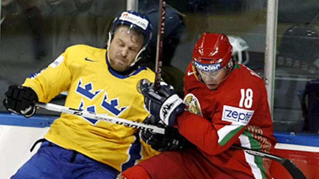 Ruotsi - Valko-Venäjä, kuva: EPA/CLEMENT ALLARD