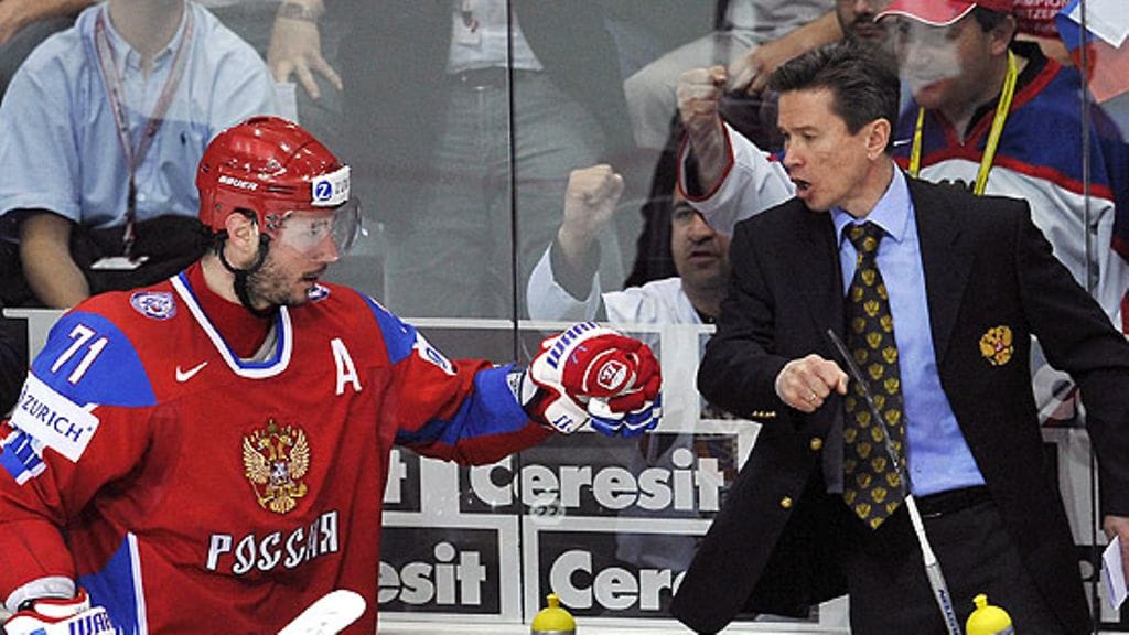 Ilja Kovaltshuk ja Vjatsheslav Bykov. Kuva: Peter Schneider/EPA.