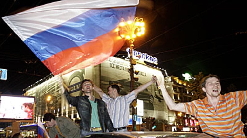 Moskova juhlii MM-kultaa, kuva: Epsilon