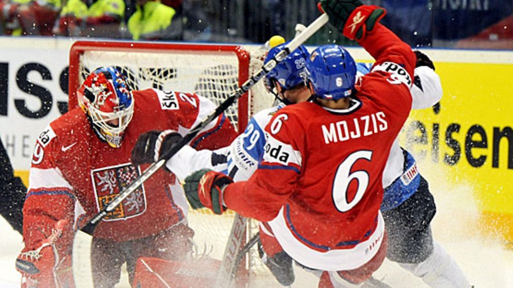 Tomas Vokoun, Tomas Mojzis, kuva:Lehtikuva/Vesa Moilanen