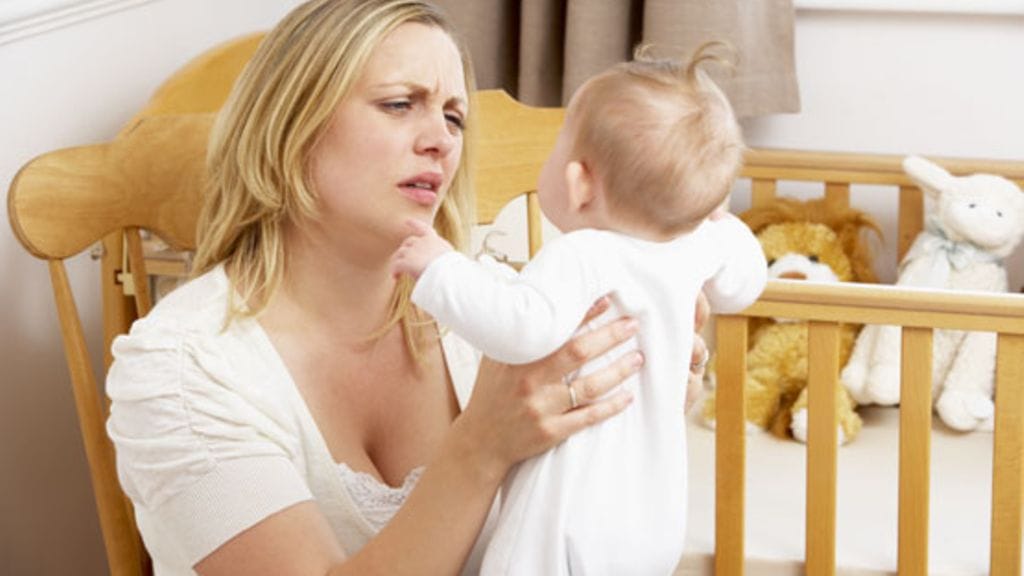 Synnytyksen jälkeinen masennus on yleistynyt. Kuvituskuva.