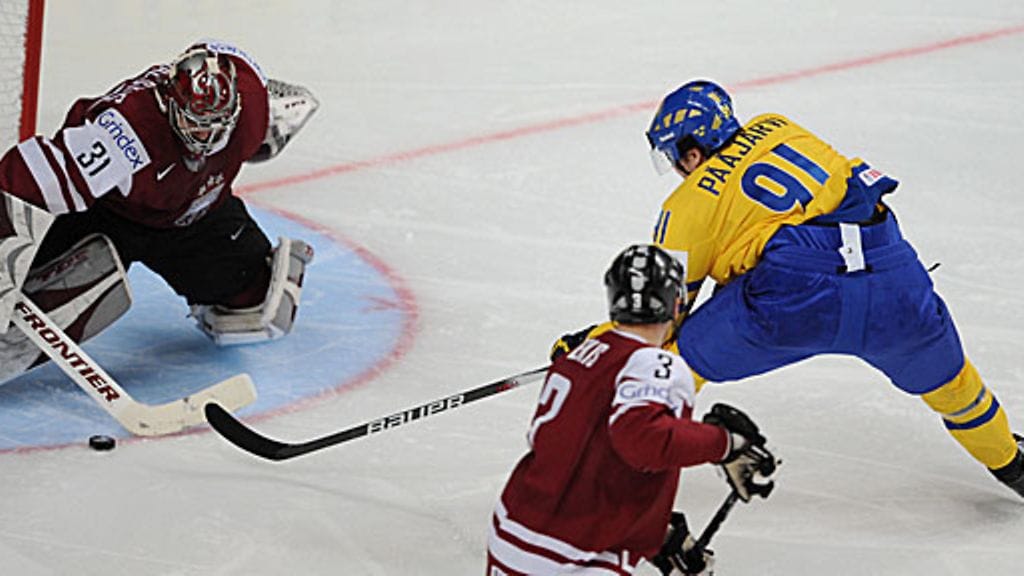 Edgars Masalskis, Magnus Pääjärvi Svensson, kuva:EPA/Arne Dedert