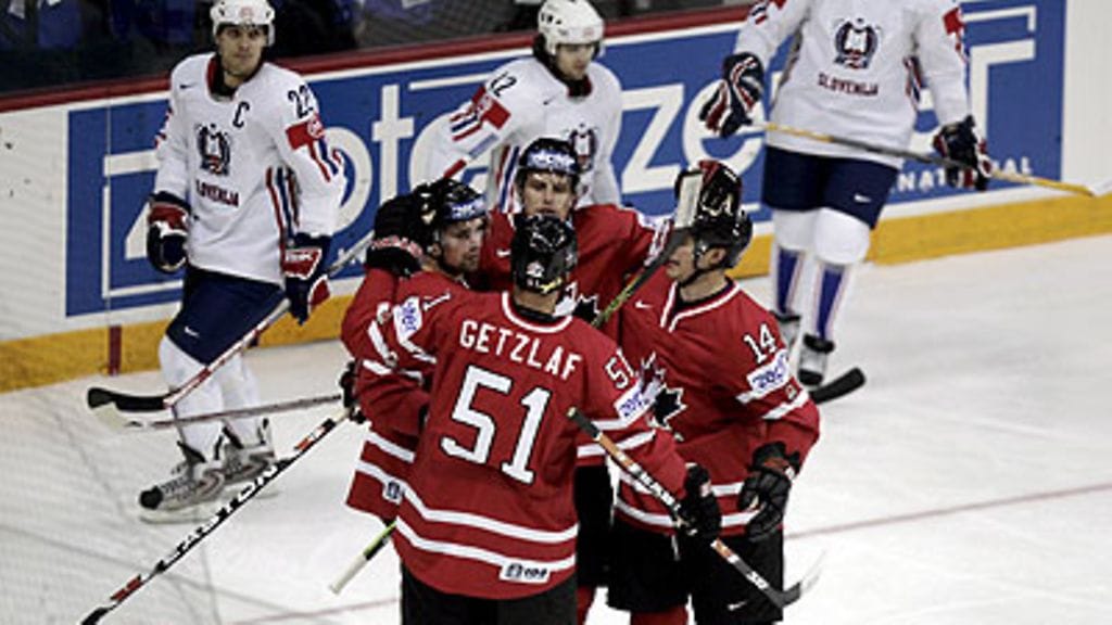 Kanada - Slovenia, kuva: EPA/VALDA KALNINA